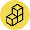 Icon of three stacked cubes.